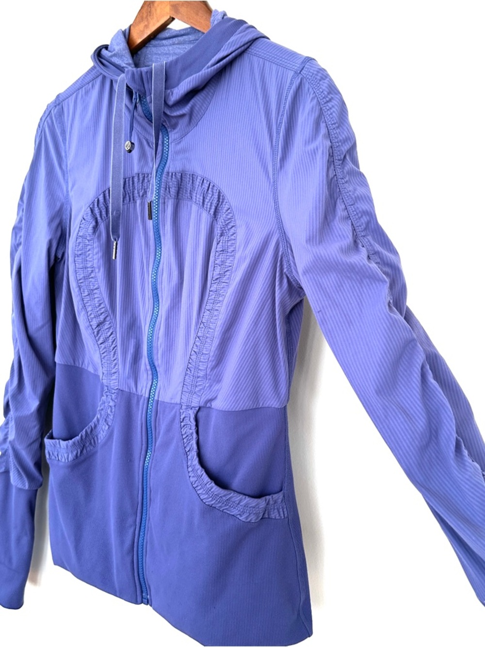 lululemon athletica Royal Blue Full-Zip Hooded Jacket, Reversible - Picture 5 of 15